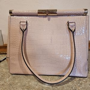 Kate Spade Knightsbridge Contstance Croc Embossed Patent Leather satchel